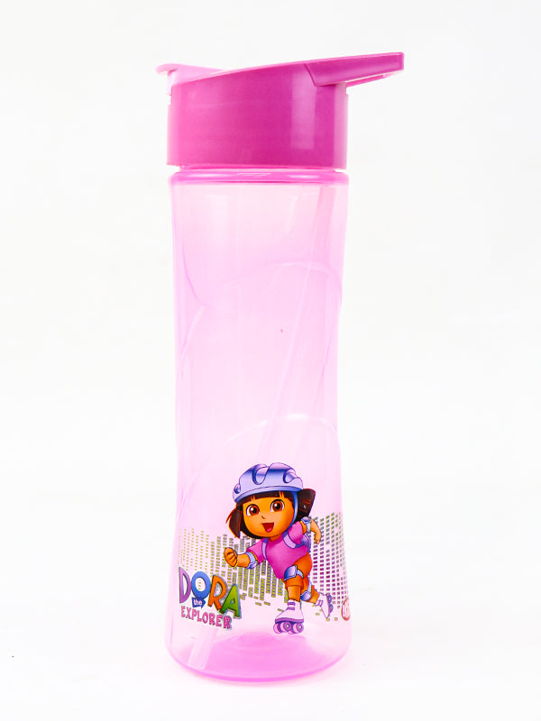 Pink Plastic Water Bottle - 650ML