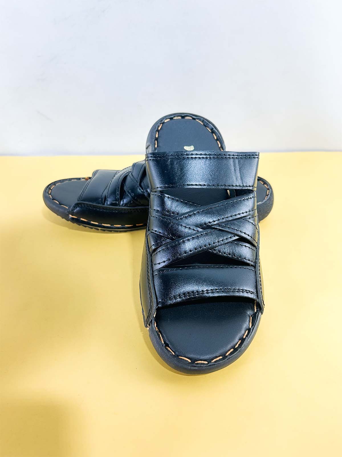 Black Casual Slippers for Men MC143