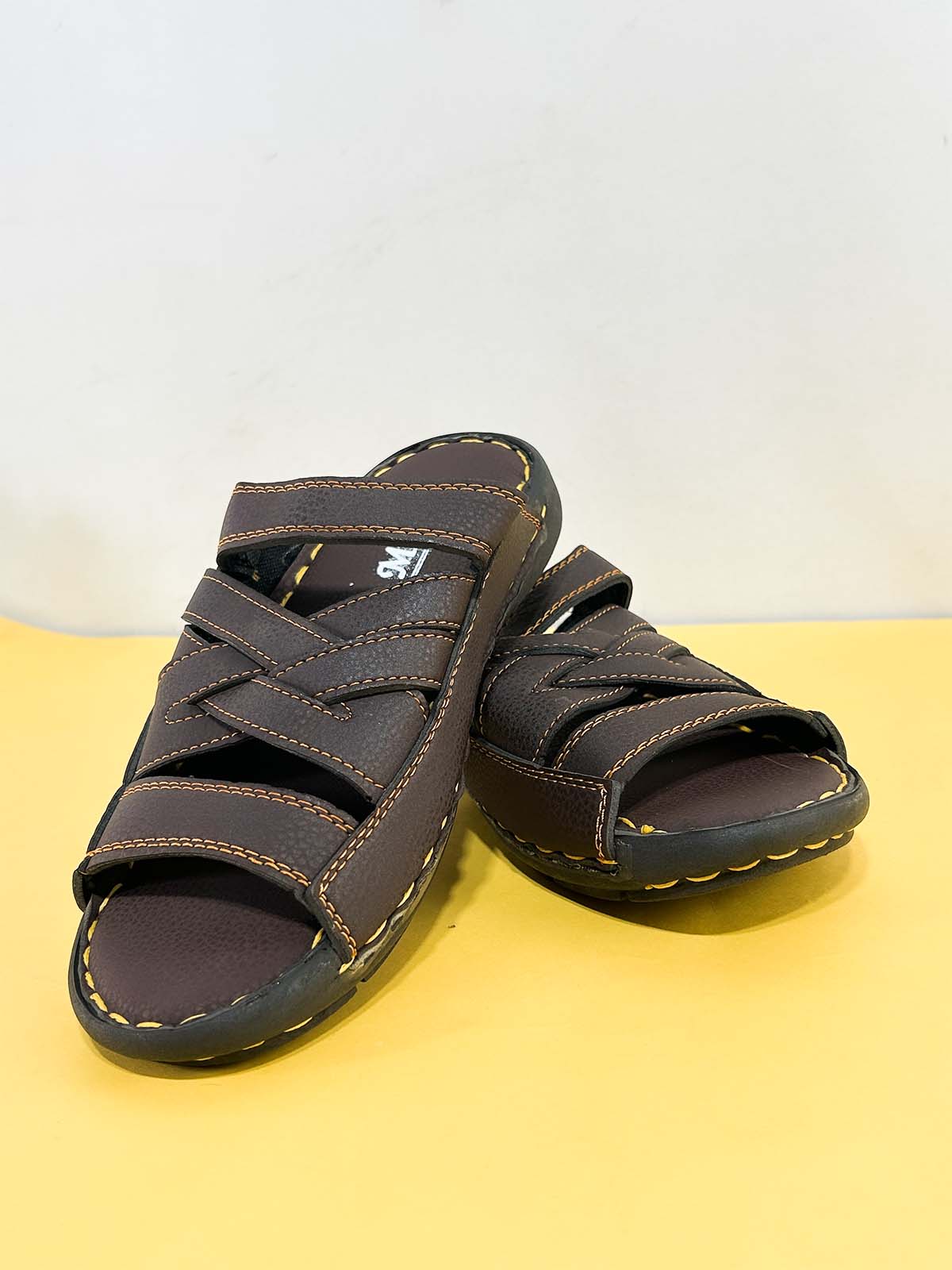 Brown Casual Slippers for Men MC145
