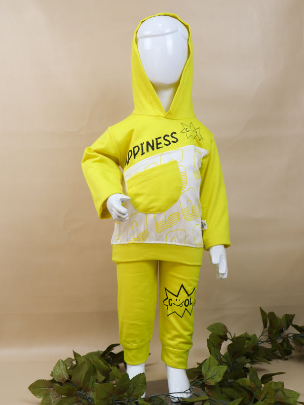 BS13 SK Hooded Kids Suit 1Yr - 4Yrs Happiness Yellow