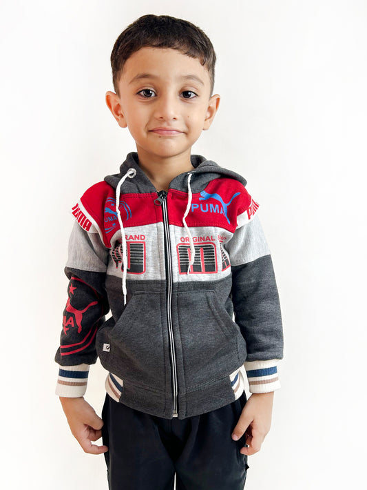 Multidesign 2.5Yr - 5Yrs Charcoal Upper For Kids KH40