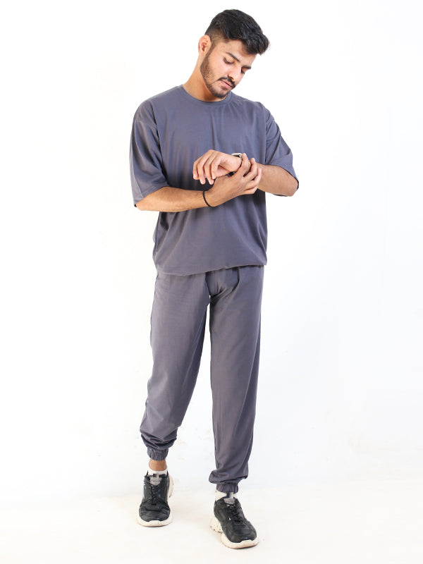 SN Men's Plain Track Suit Grey