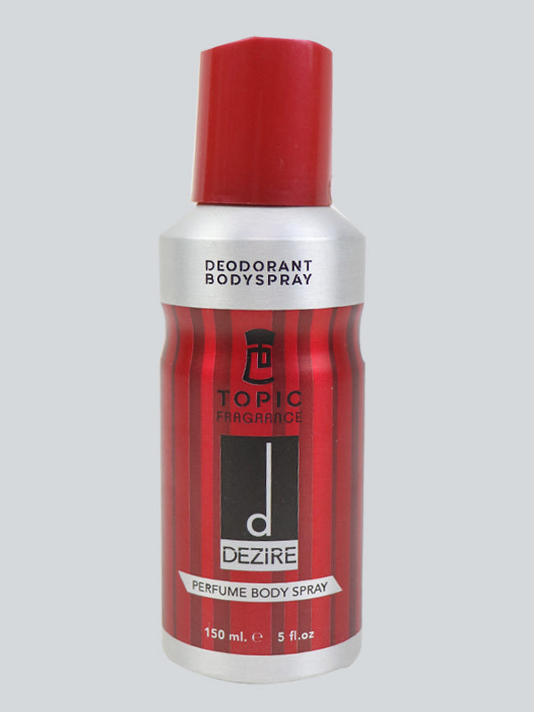 Topic Fragrance Perfumed Body Spray Dezire - (150 ML)