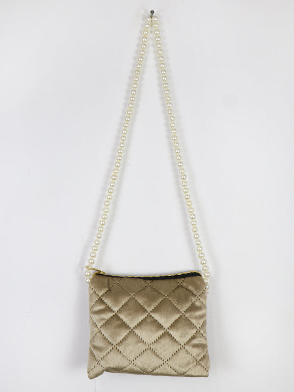 Stylish Velvet Handbag For Women's Heart Blush 23