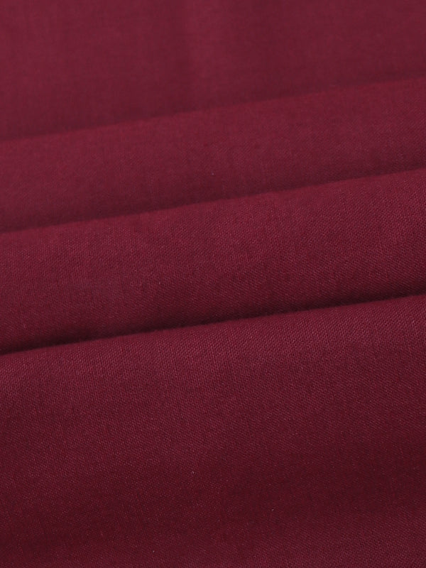 Men's Unstitched Kameez Shalwar Fabric Plain Maroon MUF42