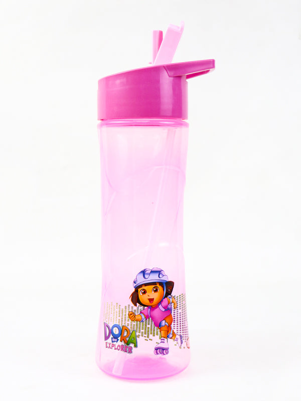 Pink Plastic Water Bottle - 650ML