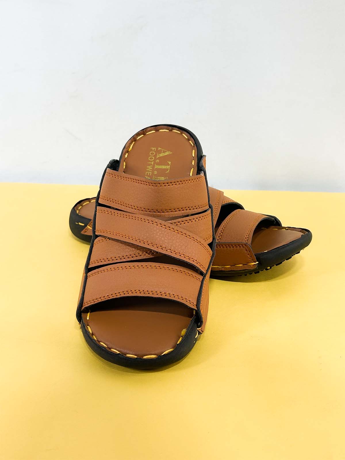 Brown Casual Slippers for Men MC151