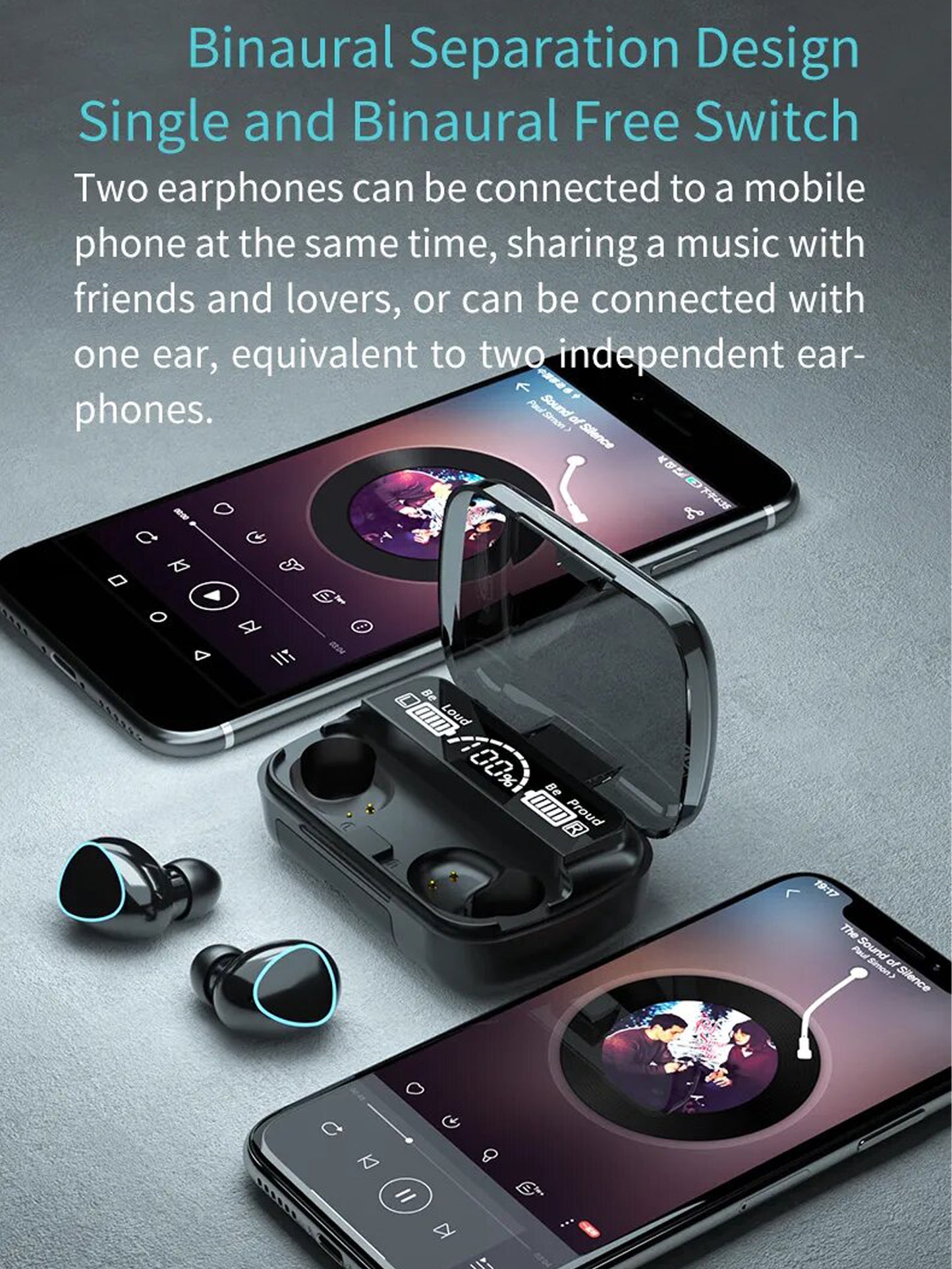 M10 TWS Wireless Bluetooth Earbuds