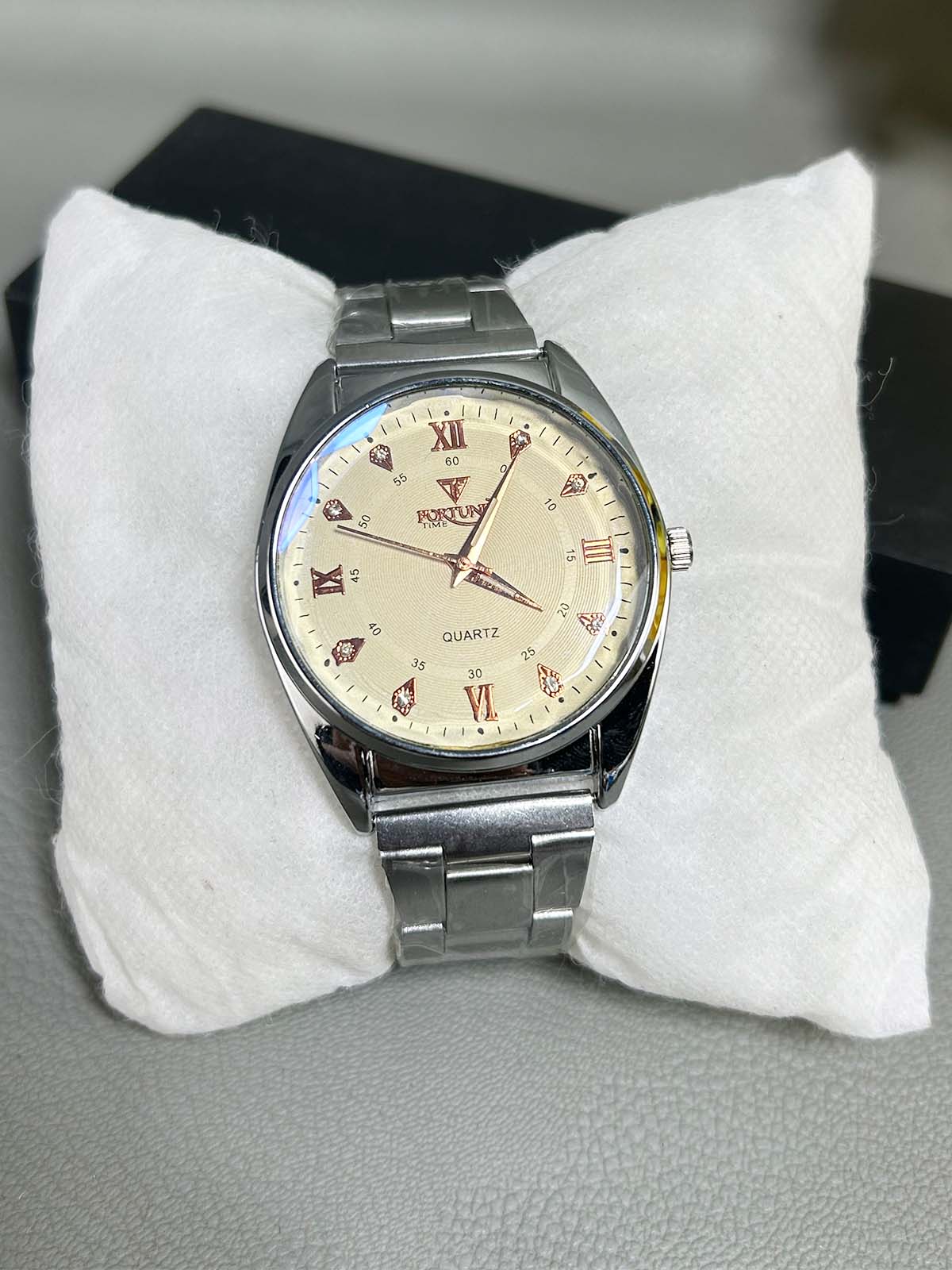 Silver Stainless Steel Watch For Men MW161