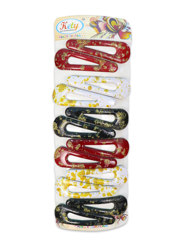 Pack of 12 Girl's Hairpins Multicolor & Multidesign H-003