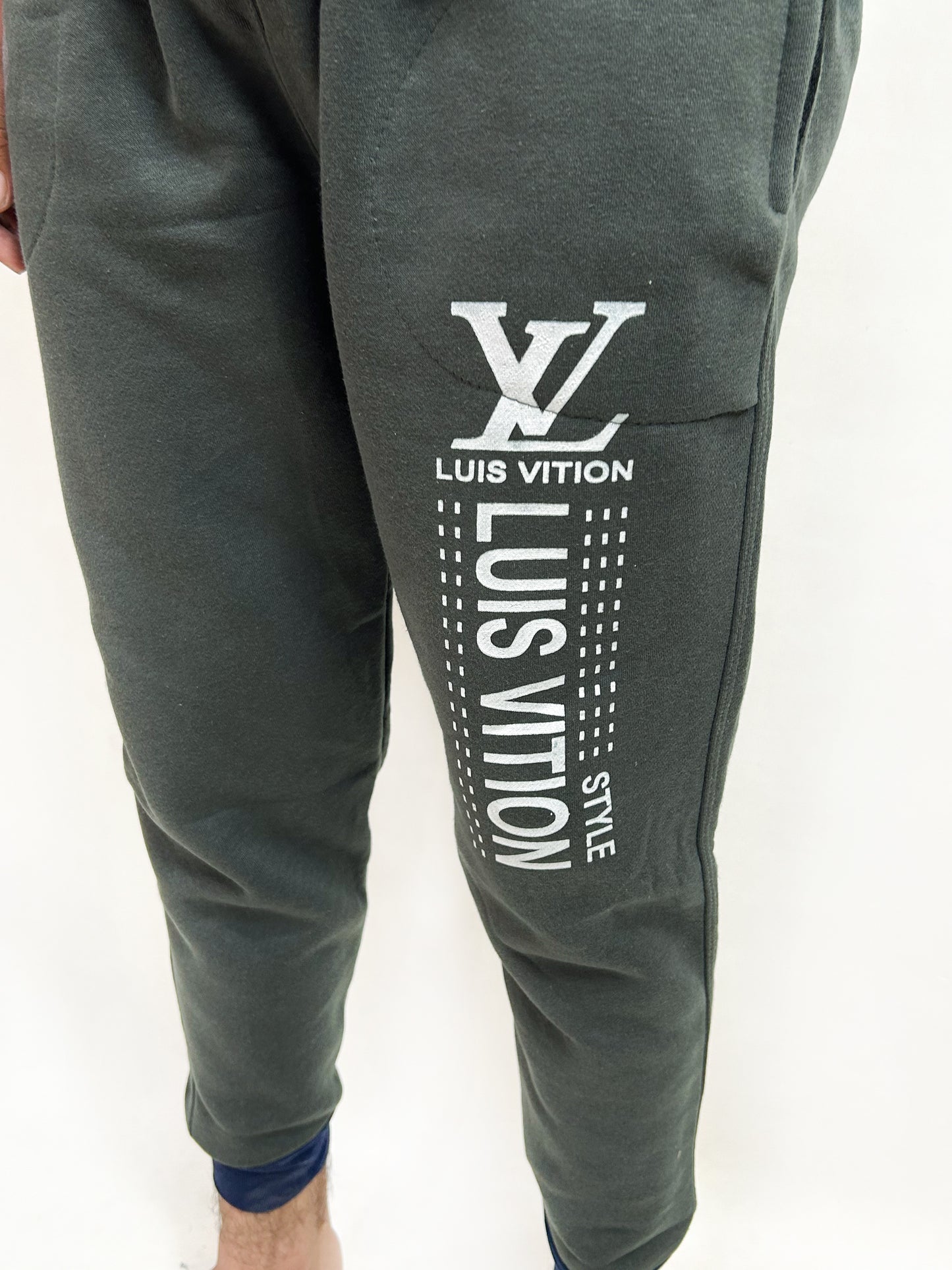 Dark Grey LV Trouser For Men HG MT108