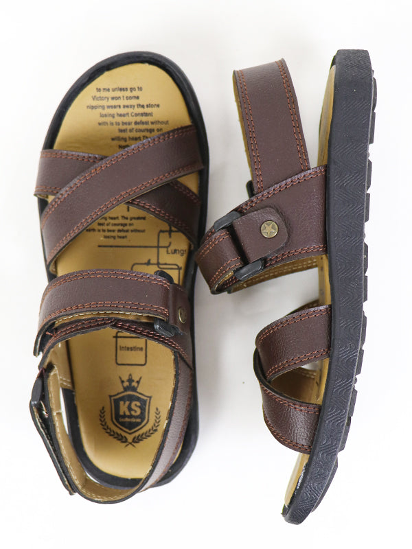 SC Sandal for Men Brown Design #28-30
