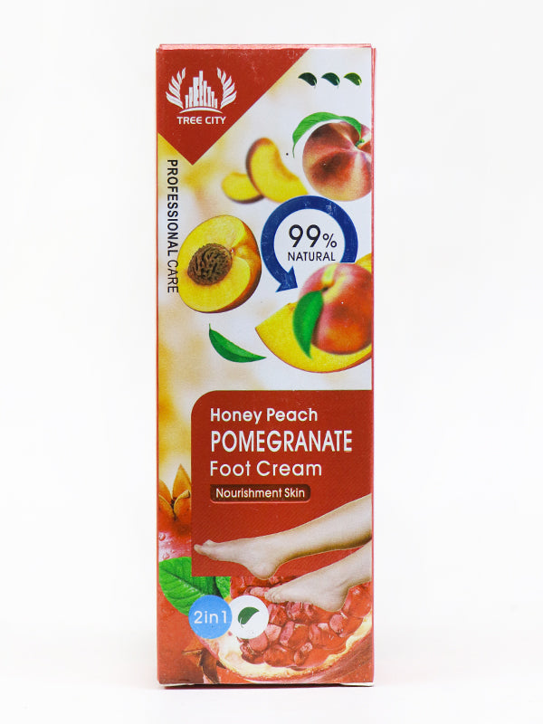 2 in 1 Honey Peach & Pomegranate Foot Cream