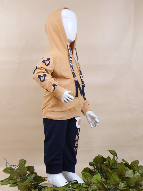 BS12 SK Hooded Kids Suit 1Yr - 4Yrs M Peach