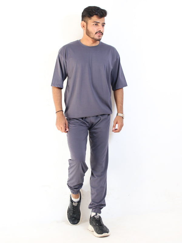 SN Men's Plain Track Suit Grey