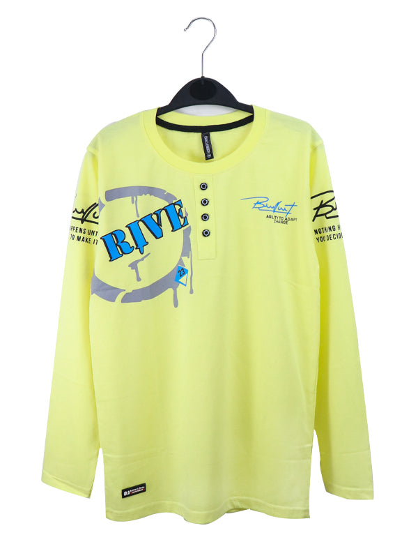 ATT Boys T-Shirt 13 Yrs - 17 Yrs Rive Light Yellow