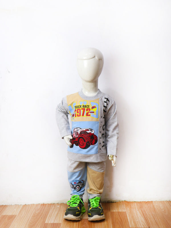 1Yr - 4Yrs Truck Sky Blue Suit For Kids BGF BS74
