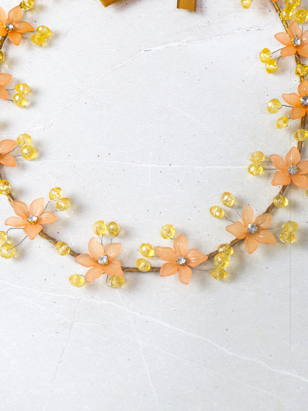 Light Orange Hair Band For Girls GHB13