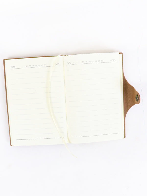 Leather Brown Executive Organizer Diary