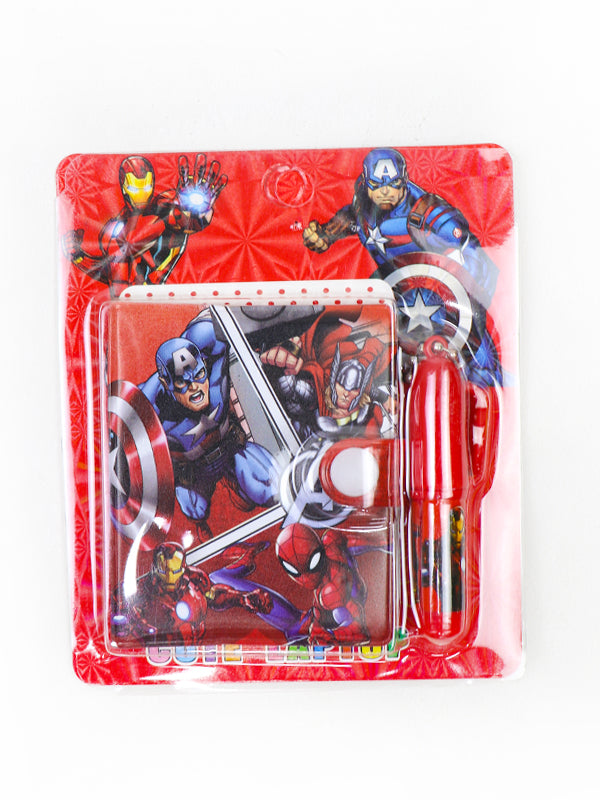 Avengers Theme Mini Diary With Pen