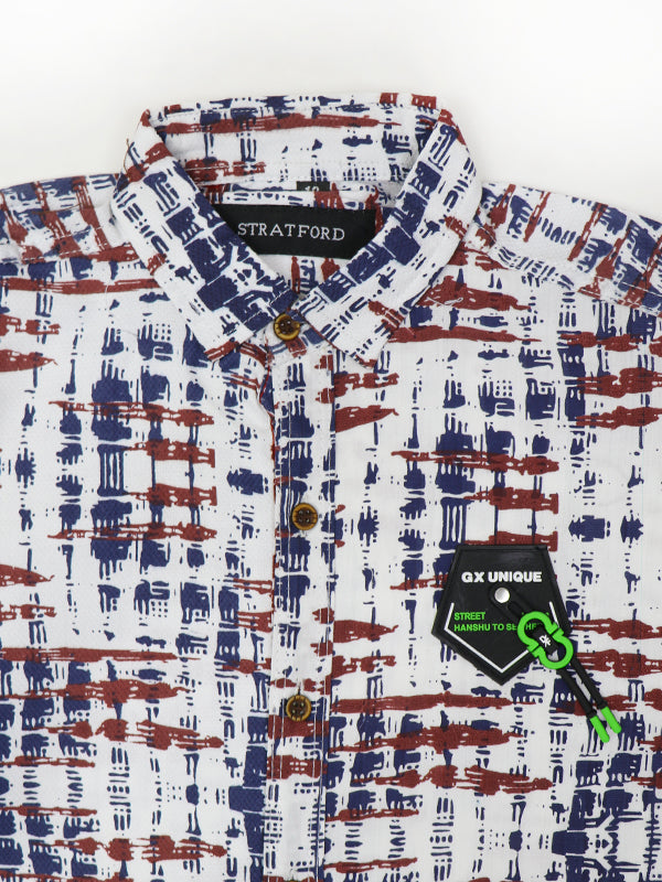 NB Boys Casual Shirt 3Yrs - 12Yrs GX Unique White 01