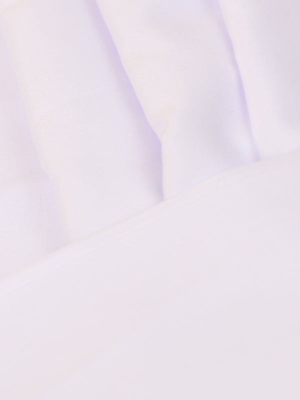 Men's Unstitched Kameez Shalwar Fabric Plain Neel White MUF07