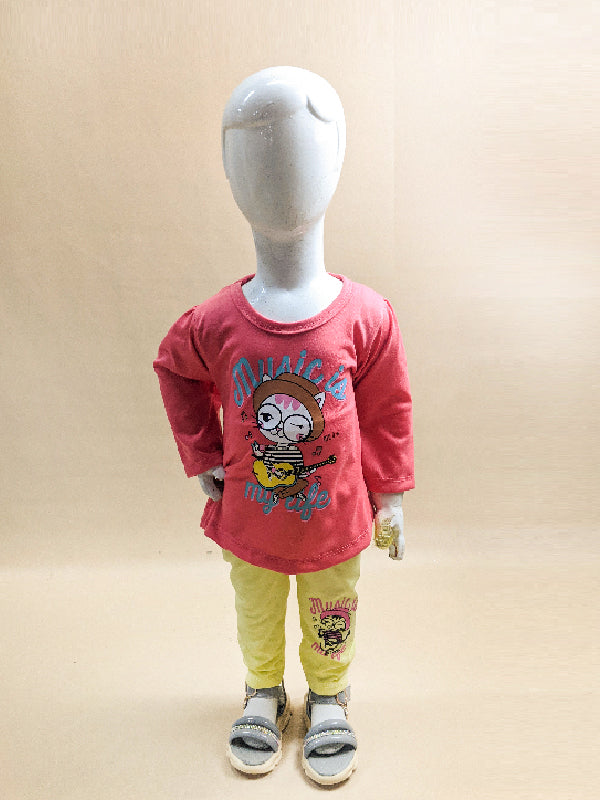 1Yr - 4Yrs Music Red Suit For Girls RG GS75