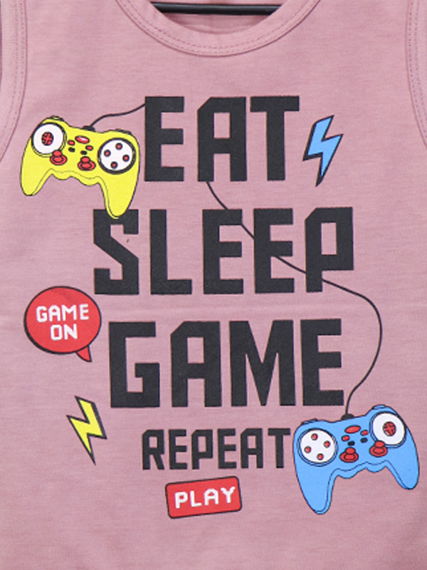 AT Boys T-Shirt 2 Yrs - 8 Yrs Game On Parrot Pink