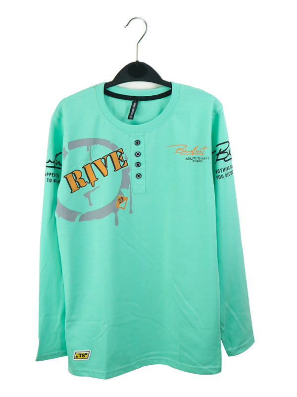 ATT Boys T-Shirt 13 Yrs - 17 Yrs Rive Light Green
