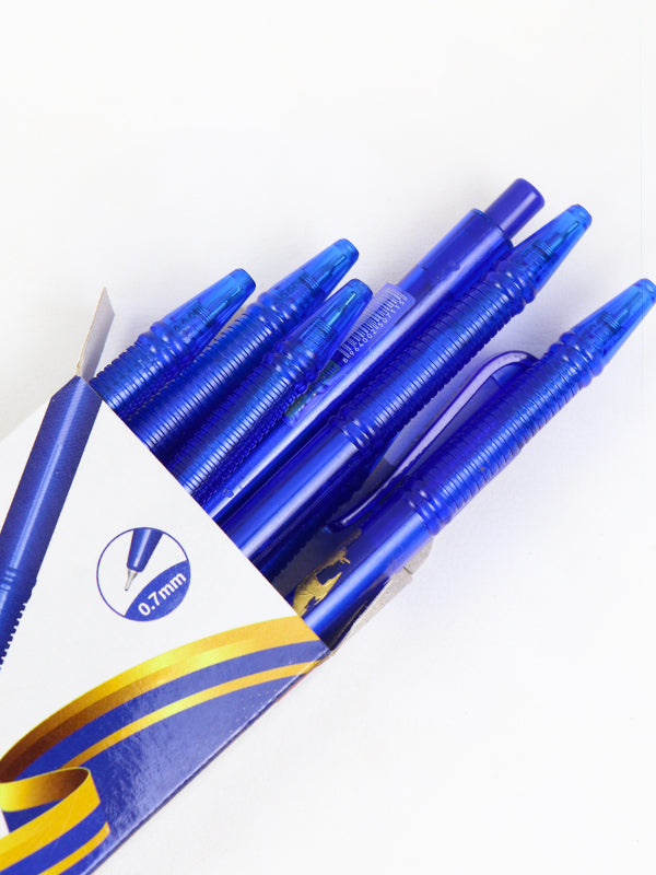 Pack Of 10 Mercury Brito Ball Pen 0.7mm - Blue