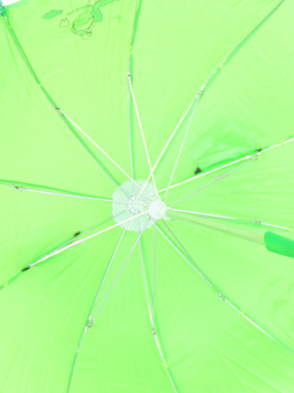 Small Kids Cartoon Umbrella Green KU02