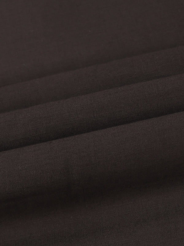 Men's Unstitched Kameez Shalwar Fabric Plain Dark Brown MUF43