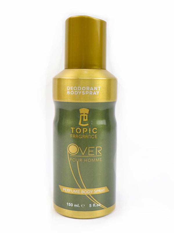 Topic Fragrance Perfumed Body Spray Over Pour Homme - (150 ML)