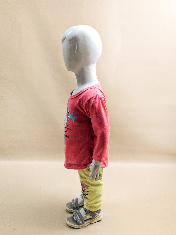 1Yr - 4Yrs Music Red Suit For Girls RG GS75