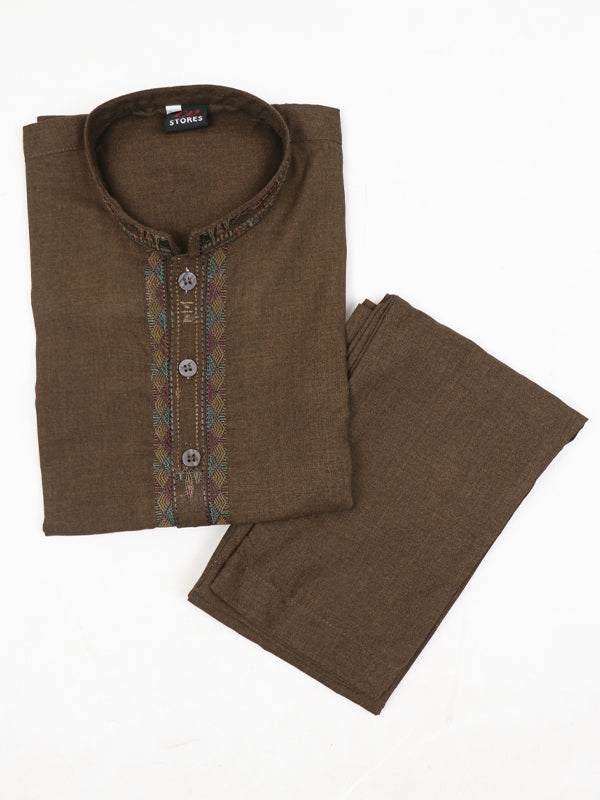 468 Boys Kurta Pajama Suit 2Yrs - 14Yrs Brown