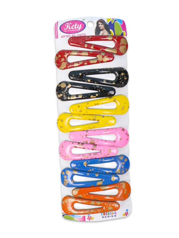 Pack of 12 Girl's Hairpins Multicolor & Multidesign H-003