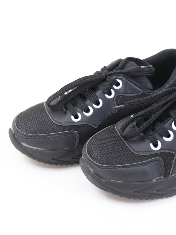 BS19 Boys Shoes 8Yrs - 17Yrs SP Black