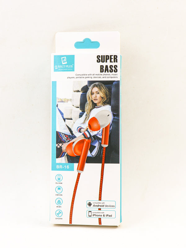 SSetPlus Super Bass Earphones BR-16