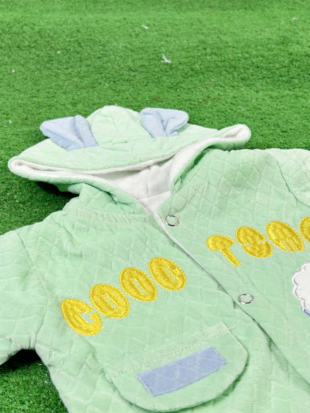 0Mth - 3Mth Fleece Green Suit For Newborns NBS651