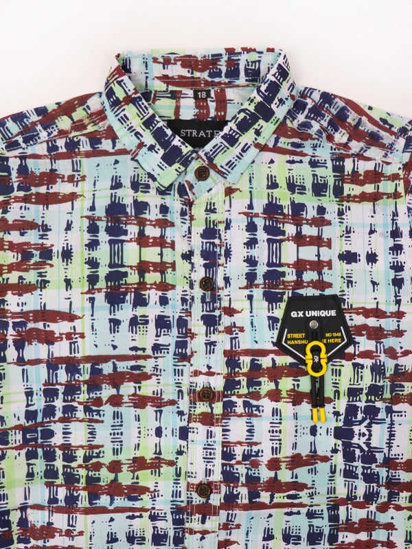 NB Boys Casual Shirt 3Yrs - 12Yrs GX Unique Light Green