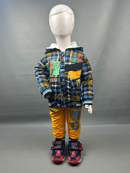 1Yr - 4Yrs Star Yellow Suit For Kids IC BS195