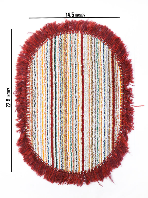 Floor Mat | Room Mat 025 - 22.5" × 14.5" | Multicolor & Multidesign