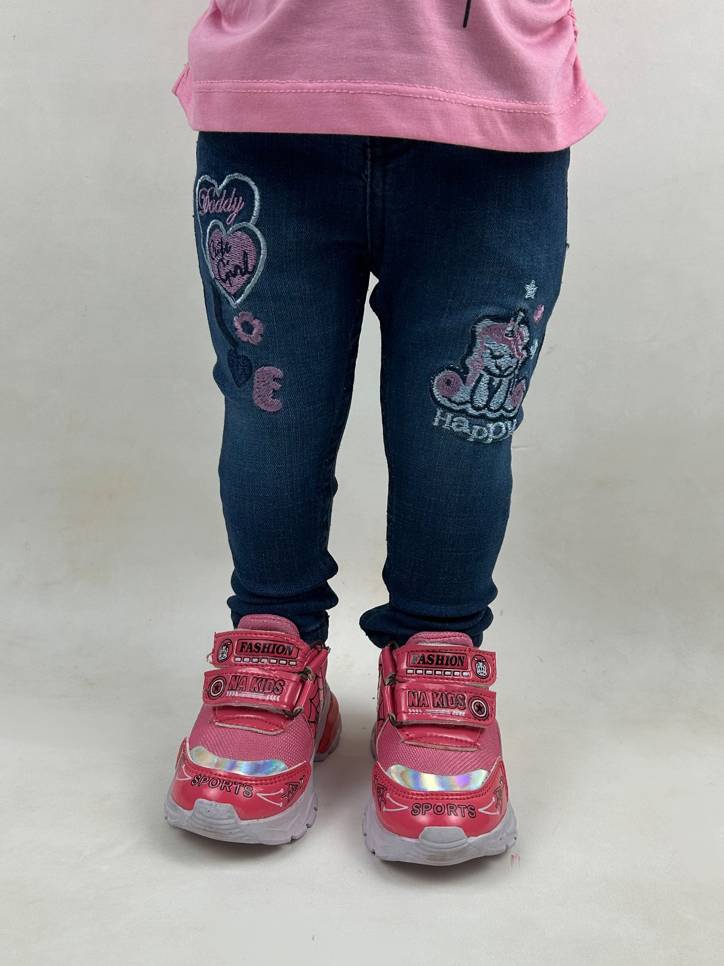 2Yrs - 11Yrs Blue Stretchable Denim Jeans For Girls GJ19