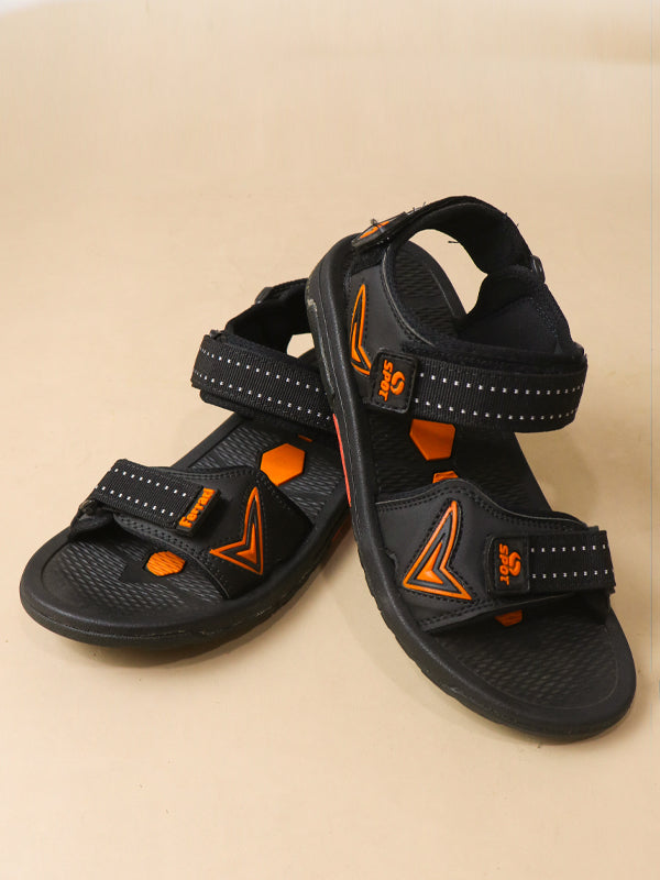 Black Casual Sandal For Mens SC MK36