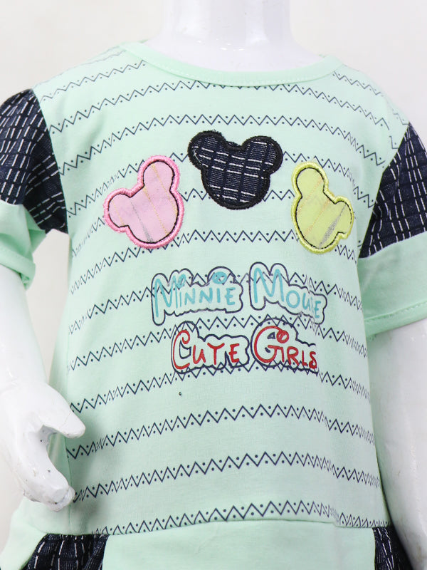 BG01 Girls Suit 1Yr - 4Yrs Mini Mouse Green