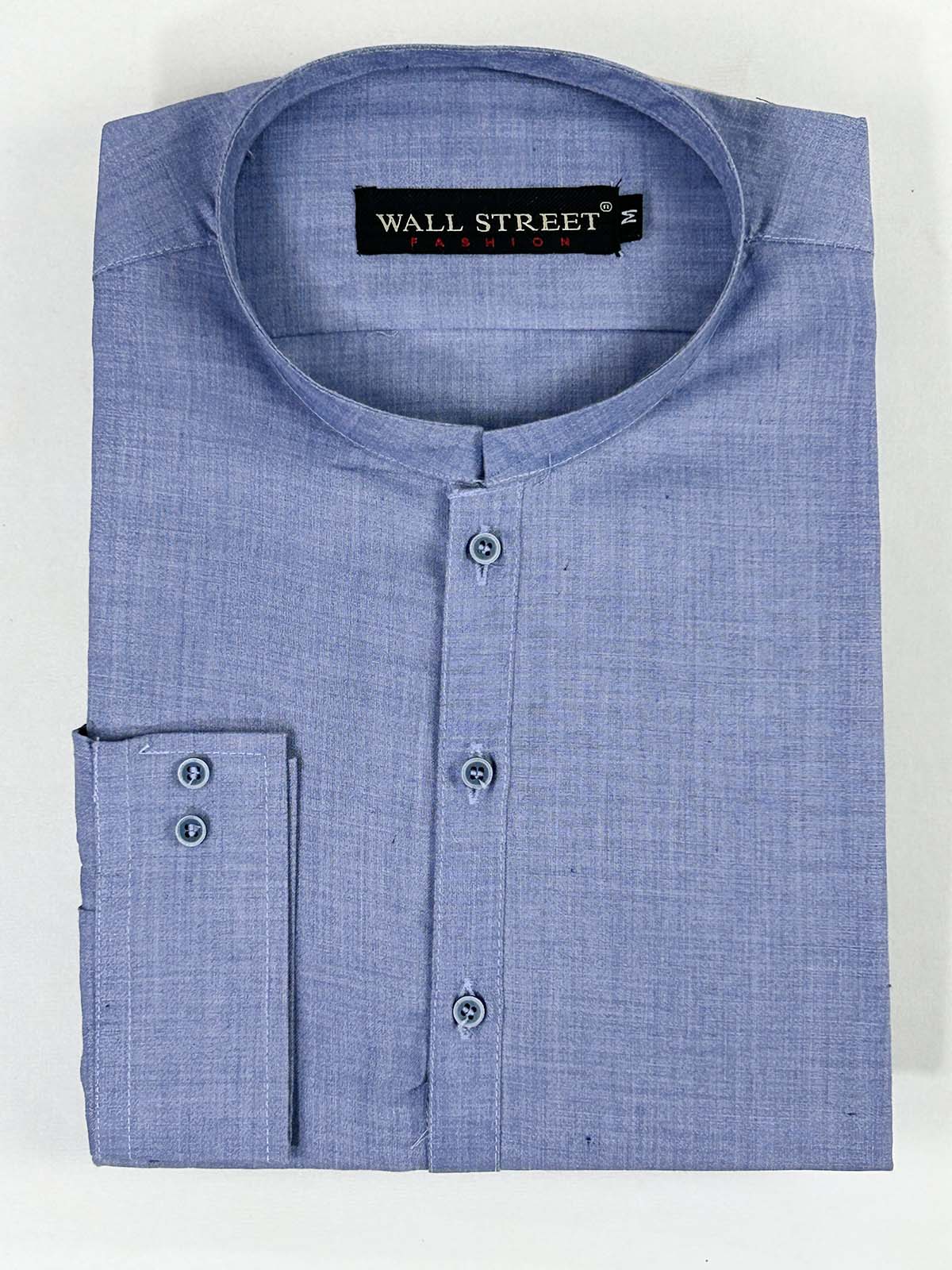 831-1 Blue Stitched Kurta Pajama Suit For Men MSK281