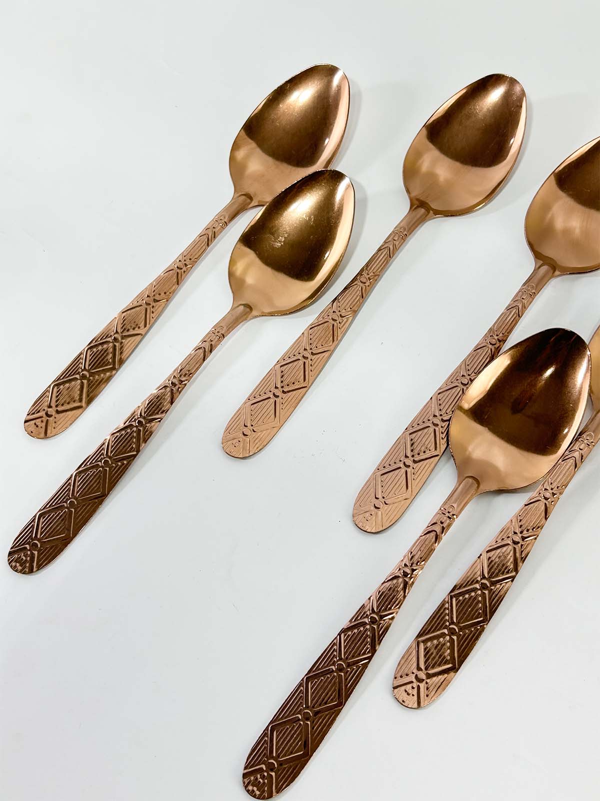 Pack of 6 Stainless Steel Table Spoons 01 D115