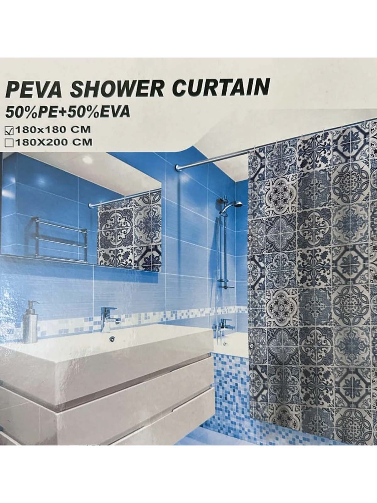 Peva Shower Curtain 180x200 CM BT24