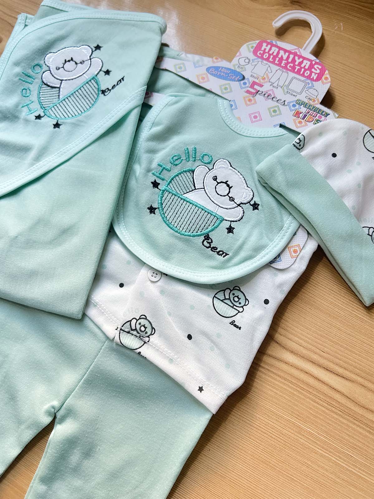 0Mth - 3Mth Ferozi 5Pcs Gift Set For Newborn HG NBGS351