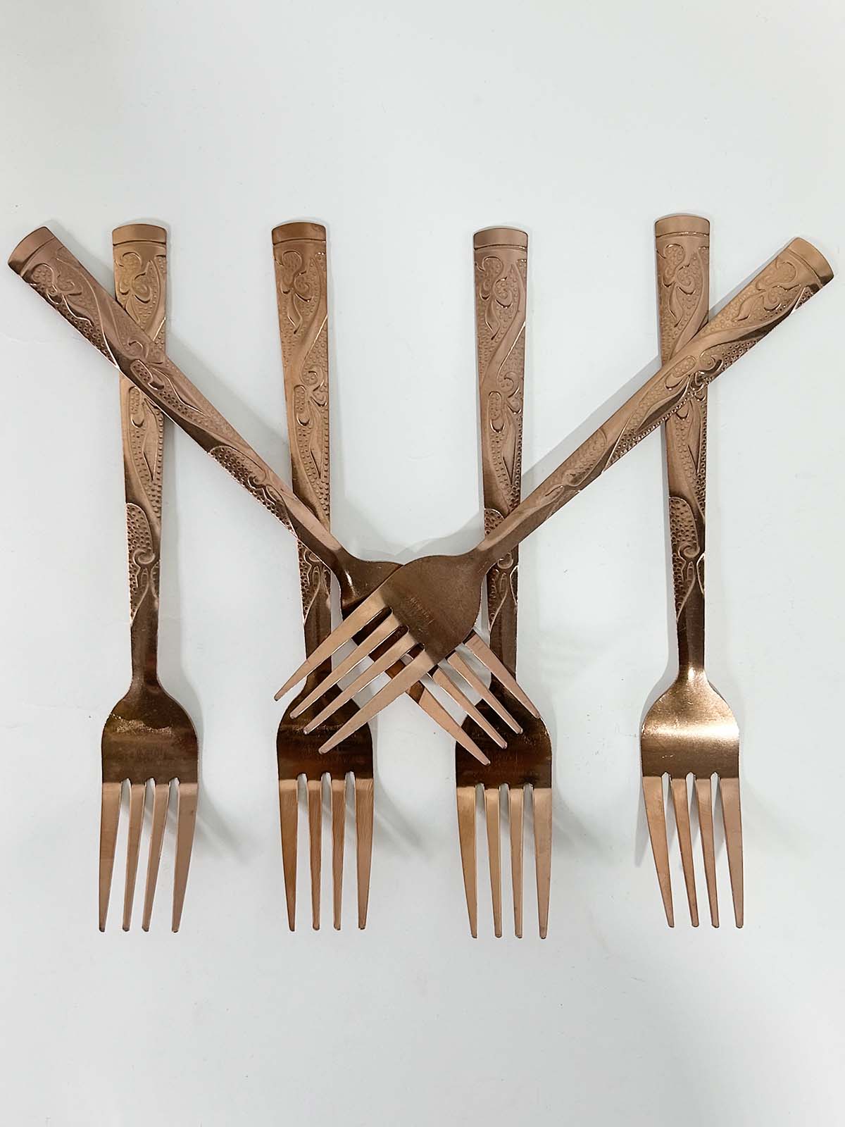 Pack of 6 Stainless Steel Dinner Fork 01 D118